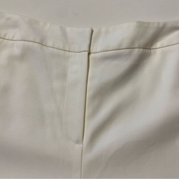 - Vintage Talbots White Straight Wide Leg Stetch Chino Pants Women's Size 14 - Picture 5 of 16